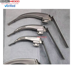 Diagnostic Fiber <b>Optic</b> Laryngoscope Set Flexible Tip Blade Sizes Medium Germany Stainless Steel Manual Operation Airway - Product Image 5