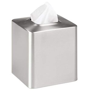 Durable Modern Eco-Friendly Square Metal <b>Tissue</b> Box <b>Holder</b> for <b>Kitchen</b> Bathroom Office Desk and Hotel Room Decoration - Product Image 1