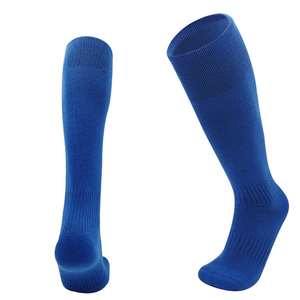 Wholesale Durable Ice Hockey Socks Plain Blue Over Shin Guard <b>Knee</b> <b>High</b> Athletic Socks Breathable Field Hockey Long Socks - Product Image 1