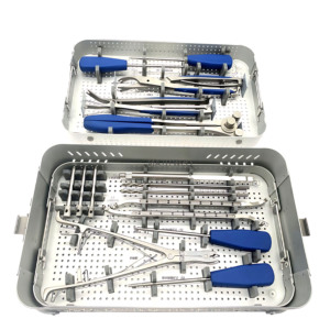 Ensemble d'instruments orthopédiques de haute qualité pour la chirurgie de la colonne vertébrale et des traumatismes, en acier inoxydable allemand, fournisseur en gros - Product Image 1