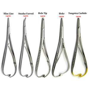 ชุดเครื่องมือผ่าตัดจัดฟันแบบแมนนวล คีมเย็บไหมคุณภาพสูง ทำจากเหล็กกล้าไร้สนิม พร้อมที่จับเข็ม Mathieu ได้รับมาตรฐาน CE - Product Image 4