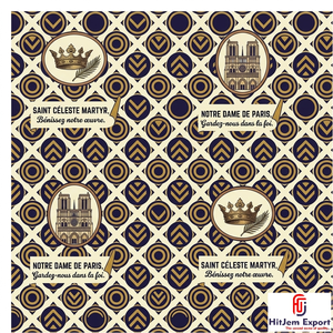 Tela de Algodón con Estampado Africano de Primera Calidad, Servicio de Fabricación Personalizada OEM ODM, Proveedor de Telas Textiles Africanas - Product Image 1