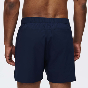 Shorts décontractés pour hommes en polyester et coton à séchage rapide, avec impression de logo personnalisé et cordon élastique, idéaux pour l'extérieur en été - Product Image 3