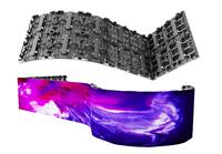Pantalla LED Flexible Curva Digital P1.5 P1.8 P2 P2.5 P3 P4, Panel de Video Wall LED para Interiores y Exteriores