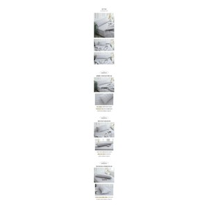 Funda de Almohada Acolchada Suave Estilo Coreano con Diseño Cuadrado para Hotel y Hogar - Product Image 4