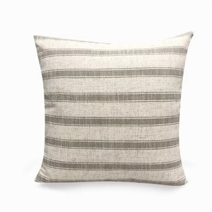 Housse de coussin en lin luxueuse, style européen, motif uni, taies d'oreiller - Product Image 3
