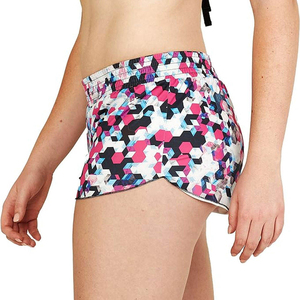 Short de bain pour femme à séchage rapide, motif rayé imprimé animalier et dessin animé, avec poches, idéal pour la natation - Product Image 6