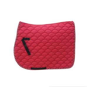Custom Equestrian Saddle Pad | Half <b>Fur</b> Horse Riding Pad for Training & Competition - Product Image 1
