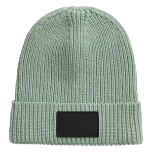 High Quality Olive Green Ribbed Beanie <b>Hat</b> Unisex 100% Acrylic Casual Winter <b>Cap</b> Adult Size 56-58CM - Product Image 5