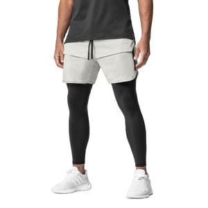 Pantalones Cortos Deportivos Casuales de Verano 2026 para Hombre, Cintura Elástica de Lona, 100% Nailon, Color Sólido, Secado Rápido, Transpirables - Product Image 3