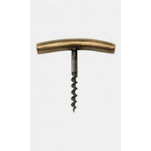 Tire-bouchon en métal en forme de T de style vintage, ouvre-bouteille à vin en acier inoxydable avec design à pointe et vis, outil de bar à tirer au doigt pour la maison - Product Image 3