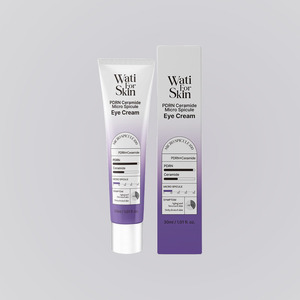 Crema coreana para el contorno de ojos para la hinchazón y las ojeras Whatiforskin PDRN Ceramide micro Spicule EyeCream - Product Image 1