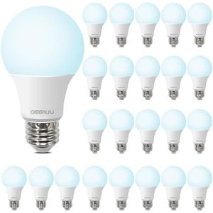 Lampadine LED 5000K Luce Diurna, Equivalenti a 60 Watt, Base A19 E26, Non Dimmerabili, Lampadine LED 8W per Camera da Letto e Soggiorno, Prodotti LED - Product Image 1