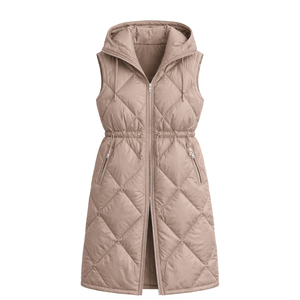 Chaleco Acolchado Ligero para Mujer, Sin Mangas, con Cierre Frontal, Cálido, Informal, para Otoño e Invierno, para Actividades al Aire Libre - Product Image 1