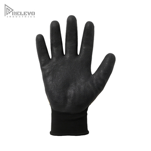 Custom Heavy Duty Latex Coated <b>Gloves</b> Non-Slip Crinkle Latex Palm Coated Seamless <b>Knit</b> Elastic Wrist Garden Work <b>Gloves</b> - Product Image 3