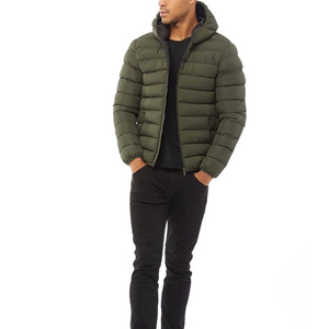 Hot Sale OEM Custom Made Men Puffer Jacket <b>Lightweight</b> Windproof Winter <b>Coat</b> With Zipper Closure Style Puffer Jacket For Men - Product Image 1