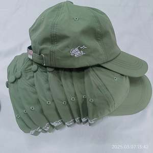 Gorra de Béisbol Unisex Plegable de Secado Rápido con Logotipo Bordado Personalizado, Gorra de Béisbol para Escalada al Aire Libre para Hombres y Mujeres - Product Image 3