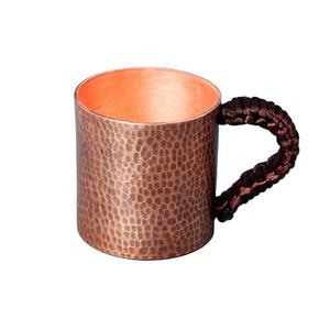 Taza de Cobre Puro con Asa de Latón, Taza para Bebidas de 500 ml, Taza Decorativa para Cerveza, Bar, Moscow Mule, Té, Café, Taza Elegante, Soporte OEM - Product Image 6