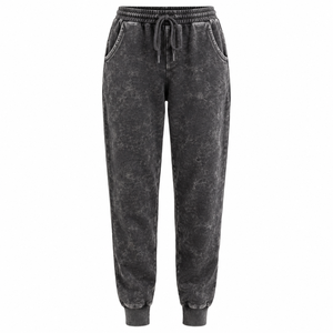 <b>Sweat</b> <b>Pants</b> Fleece Straight Leg Trousers Custom Made OEM SIze Custom Embroidery Heavy Weight Acid Wash Sweatpants for <b>Women</b> - Product Image 1