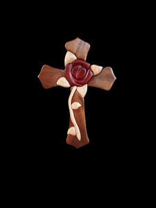 Christmas Souvenir Wood Working Intarsia Art Wall Hanging Cross/Santa Claus/<b>Winter</b> <b>Decor</b> Wooden Plaques Wall Hanging Intarsia - Product Image 2