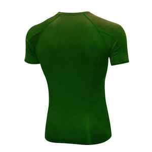 Customized Full Sublimation Sponsors Logo <b>Printed</b> Half Sleeves Slim Fit <b>Surf</b> Diving Rash Guards Unisex - Product Image 3