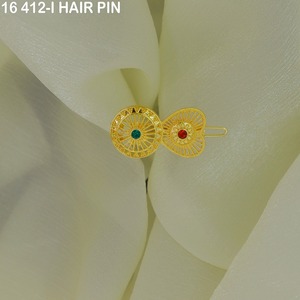 Pasador de Pelo Decorativo Chapado en Oro Árabe para Mujer, Joyería para el Cabello al por Mayor, Accesorios de Moda Árabe para el Cabello al por Mayor B2B - Product Image 5