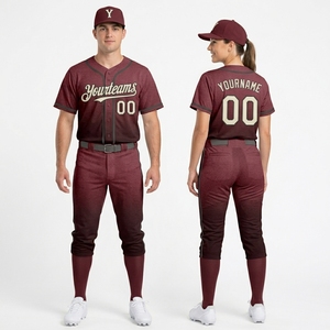 Camiseta de béisbol para jóvenes y adultos, transpirable, tela suave, costuras duraderas, estilo clásico de equipo, para softbol. - Product Image 5
