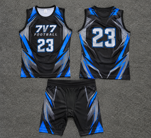Tenues de football américain 7v7 respirantes à sublimation pour l'été – Ensembles personnalisés de maillots de football 7 sur 7 – Meilleures ventes - Product Image 6