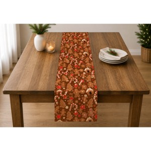 Camino de Mesa de Lujo 100% Algodón, Camino de Mesa Decorativo Navideño para Mesa de Comedor, Camino de Mesa Rectangular con Tamaño Personalizado - Product Image 5