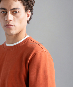 Sudadera de cuello redondo para hombre, personalizada, extragrande, 100% algodón, tejido de 220 g, patrón liso, transpirable, ajuste holgado, ideal para invierno - Product Image 4