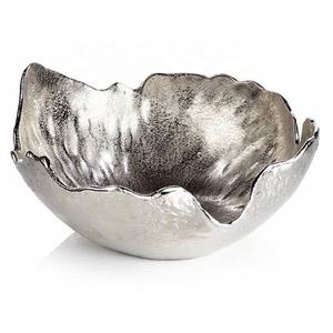 Bol à chocolat décoratif en aluminium poli, argent, décoration de table à domicile, décoration moderne pour hôtel, restaurant, ustensiles de cuisine - Product Image 2