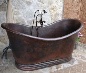 Grifo de Bañera Clásico de Pie con Triple Manija, Mezclador de Agua Fría y Caliente de Latón para Baño y Hotel - Product Image 6