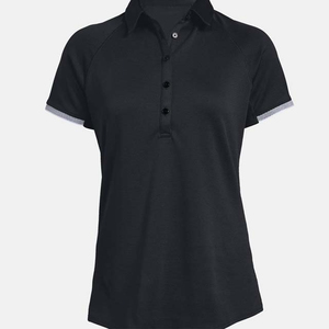 เสื้อโปโลสีพื้นทรงเข้ารูปแฟชั่นขายดีสำหรับผู้หญิง เสื้อกอล์ฟสั่งทำตามเทรนด์สำหรับผู้หญิง เสื้อยืดกีฬาสำหรับผู้หญิง - Product Image 5