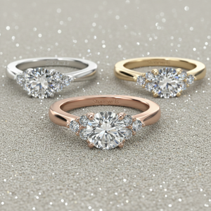 แหวนหมั้นเพชรสร้างในห้องปฏิบัติการ Stonewels ประดับเพชรหลายเม็ดแบบคลัสเตอร์ ทองคำหรูหรา สำหรับผู้จัดจำหน่ายขายส่งที่ได้รับการรับรอง - Product Image 4