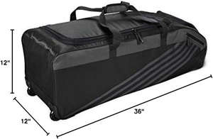 Sac de baseball Bagnex B5200 en gros avec roues, cadre externe, en nylon imperméable, capacité 50-70L pour le transport de bâtons de baseball et de softball - Product Image 6