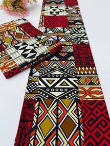 Tissu en coton Ankara imprimé wax africain premium du Ghana pour vêtements de mode pour filles, artisanat, sacs et batik - Product Image 3