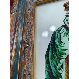 Marco de Madera Ornamentado Rectangular Estilo Vintage para Cuadros, Marco Vertical Decorativo para Exhibición de Arte - Product Image 4