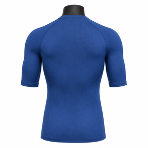 <b>Mens</b> Short Sleeve Compression Shirt Breathable Eco-Friendly Quick Dry <b>Base</b> <b>Layer</b> Rash Guard for Workout Gym Fitness - Product Image 5