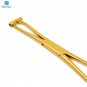 Pince à percer Pennington plaquée or de qualité supérieure, en acier inoxydable, outils chirurgicaux professionnels pour le piercing corporel - Product Image 6