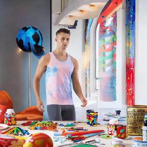 Camiseta Deportiva Vintage de Secado Rápido, Ligera, Transpirable, Tejida, 100% Algodón, con Estampado Digital, Sin Mangas, Unisex - Product Image 6