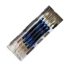 Juego de Instrumentos Quirúrgicos Dentales Manuales de Alta Calidad, Acero Inoxidable de Grado Alemán, Reutilizables, para Restauración Estética e Implantes Quirúrgicos - Product Image 5