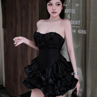 Robe longue élégante et décontractée pour femme, unie, lavable, confortable, coupe naturelle, en soie, à manches courtes et col polo