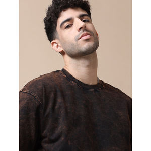 T-shirt vintage délavé à l'acide, 240 GSM, coton épais, style streetwear oversize, tee-shirt délavé, fournisseur d'usine OEM pour marque privée - Product Image 4