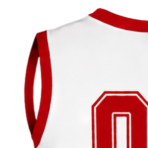Haut d'uniforme de cheerleading rouge sans manches, col en V, pour compétition de danse d'équipe, entraînement et vêtements de sport - Product Image 5