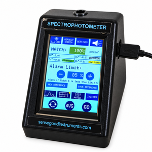 Colorimètre numérique portable RGB avec indice de protection IP32 pour la mesure de la couleur de la peinture Sensegood - Product Image 2