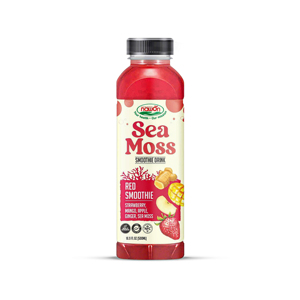 Batido Premium de Musgo Marino con Frutas Rojas, Mezcla de Fresa, Mango, Manzana y Jengibre, Sin Azúcar Añadido, a Base de Plantas, Bebida en Botella de 500 ml - Product Image 3