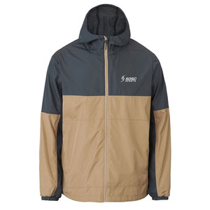 Trendy Waterproof <b>Windbreaker</b> Jacket Adjustable Hood Front Logo Perfect Streetwear Sports <b>Camping</b> Daily Outdoor Fashion Winter - Product Image 1