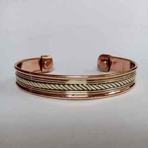 Unisex Stylish Vintage Star Design Solid Copper Cuff <b>Bracelet</b> Premium Quality Handmade <b>Crystal</b> Fashion Accessory Bangle Jewelry - Product Image 2