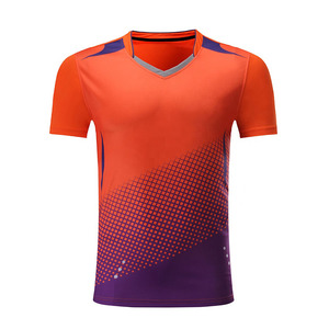 Haut de sport respirant de haute qualité entièrement sublimé à séchage rapide pour le tennis de table – Maillot d'entraînement pour homme - Product Image 2