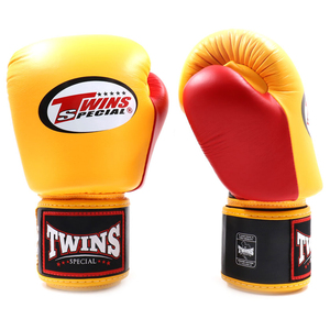 Guantes de Boxeo Twins para Sparring, Fabricados en Fábrica, Transpirables, que Absorben la Humedad, con Cierre de Gancho y Bucle, en Negro, Marrón y Blanco - Product Image 5